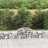 VidaXL Curved Gabion Baskets 3 Pcs 200x50x40/60 Cm Galvanized Iron, Gabion, Gabion Cage, Gabion Wall Basket, Wall of 3146258