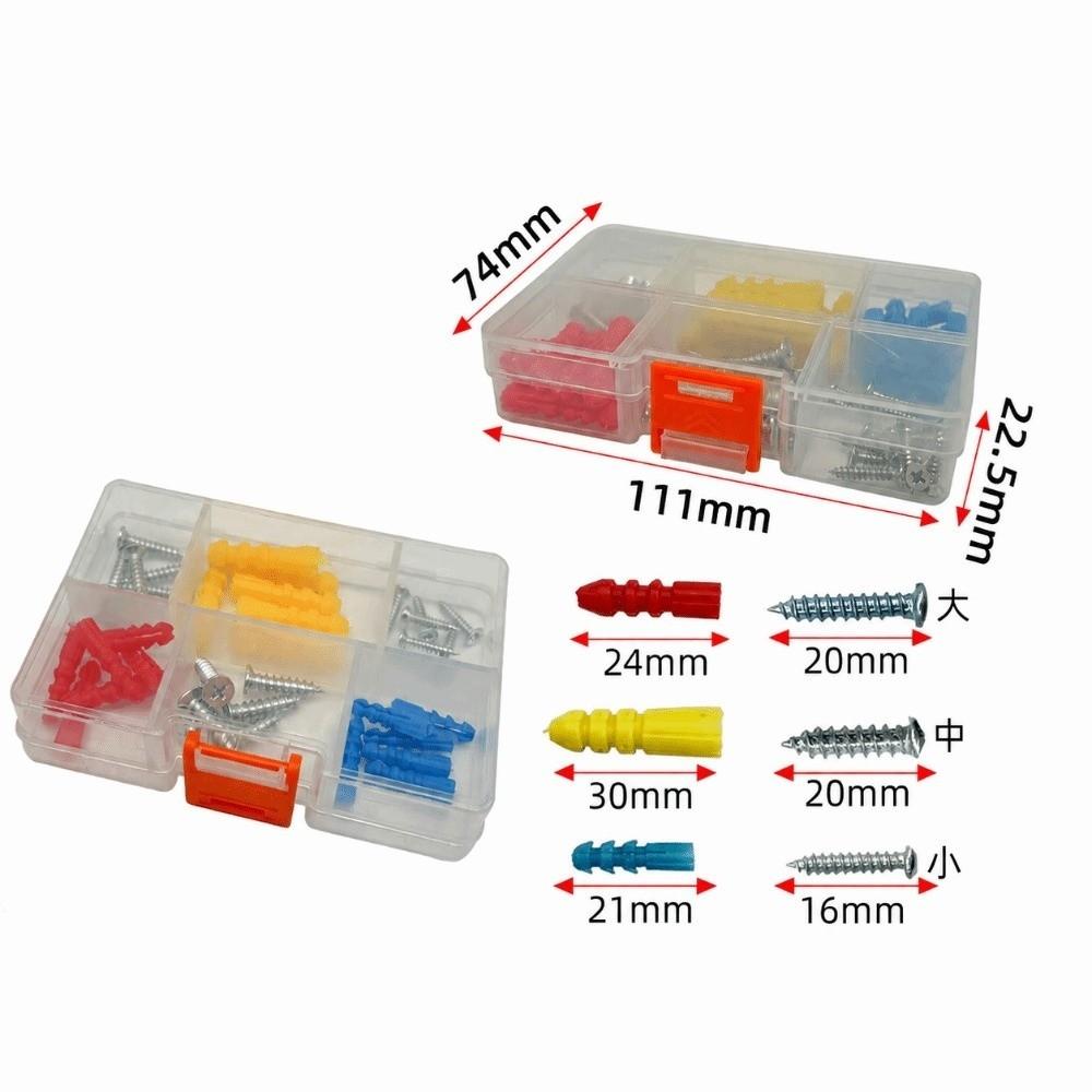 Stainless Steel Expansion Screw Set Ribbed Plastic Electric Tool Screw Set  For Electric Tools