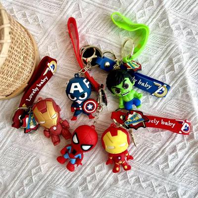 Брелок-кольцо Человек-паук: Модный подвес-игрушка и маленький подарок для школьных рюкзаков студентов