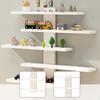 5 Tier Wall Mounted Figure Shelf, Anime Display Stand for Home, Office, Kids Room
