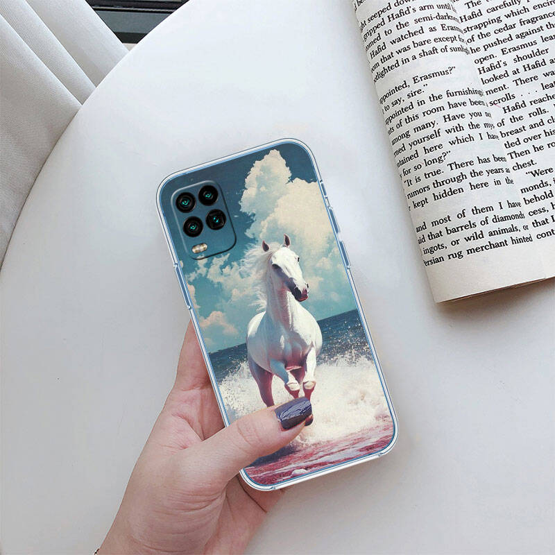 MH57 Тонкий чехол с изображением лошади для Motorola E7 G6 G7 G8 G9 Plus Power Play G10 G20 G04 E30 E40 E22 E20 E13 E15 G22 G23 G05 G75 G35 G55