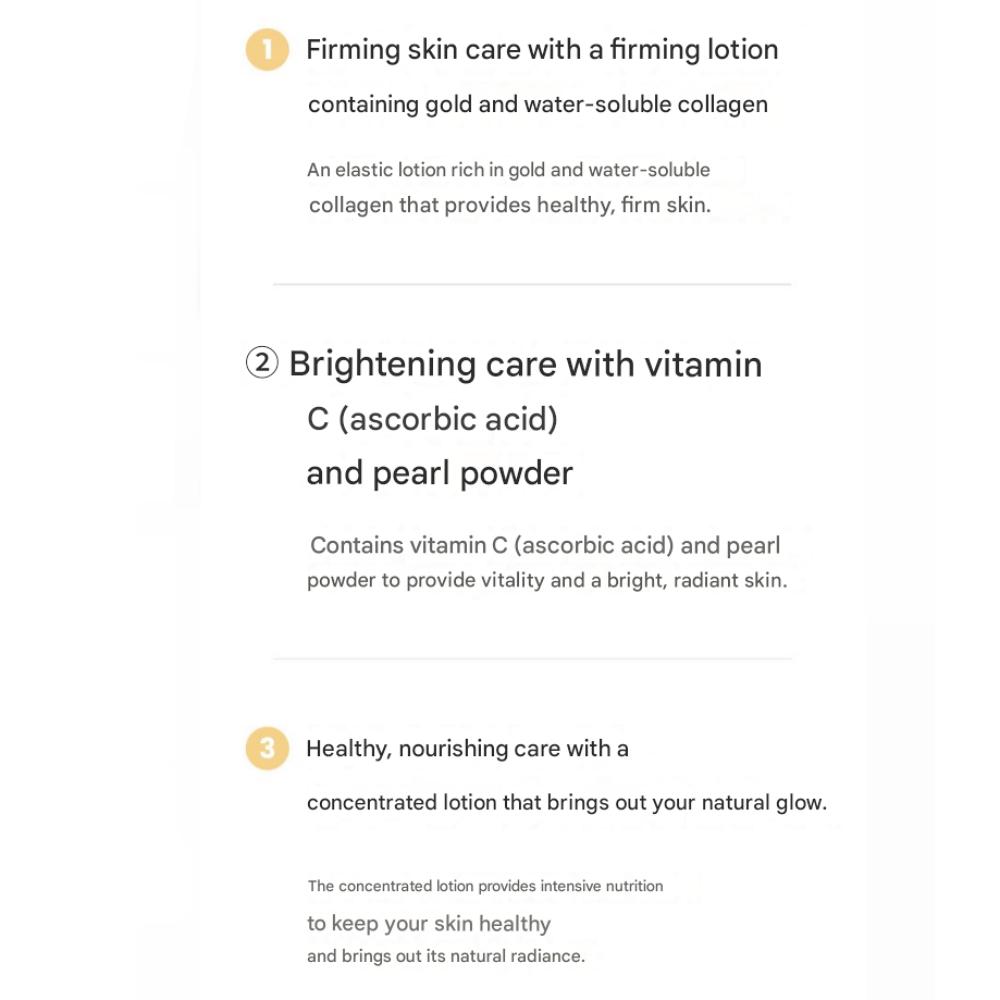 [Gift Set] AHC Vital Golden Collagen Youth Total Skincare 5-piece set