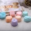 Soft Silicone Flower Patterns Handmade Soap Mold Chocolate Cake Mold Soap Making Set Silicone Crafts Cake Molds Straw Topper