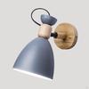 Farmhouse Wall Sconce Lamp Fixtures Metal Lampshade Base Holder Night for Indoor Reading Bedroom