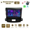 Мультимедийный видеоплеер на базе Android для Mitsubishi Outlander 2005-2011 с кнопочной ручкой Carplay WiFi BT 2 Din 2 + 32 ГБ