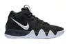 Nike Kyrie 4 Kyrie 4 Высокие Детские Баскетбольные Кроссовки Черно-Белые AA2897-002