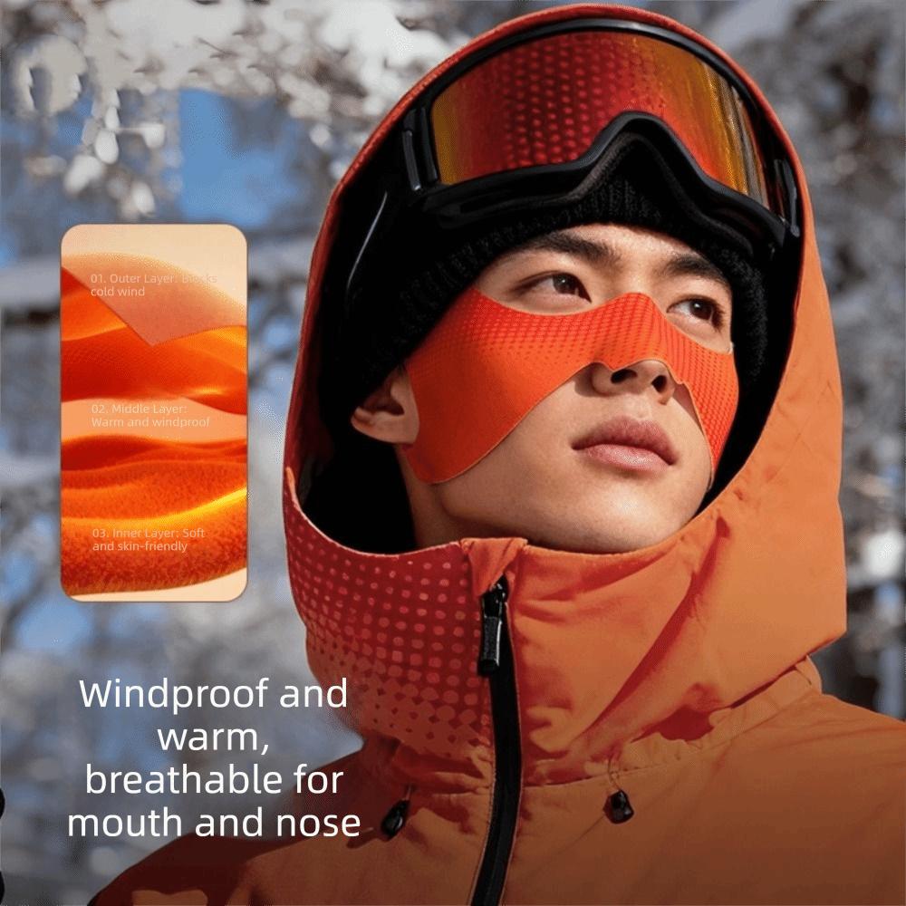 Anti Frost Ski Nose Patch Cold Protection Warm Face Mask Unisex Winter Face Cover  Outdoor Sports