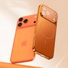 Роскошное покрытие AG Матовое Большое Окно Защита Камеры Для Magsafe для iPhone 17 16 15 14 13 12 Pro Max 17Pro Магнитный Чехол для Телефона