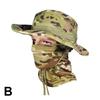 1Pcs Sun Cap Fishing Hat Outdoor Full Face Cover Summer Anti UV Hiking Hat With Mask Mountaineering Fisherman's Hat Women Men