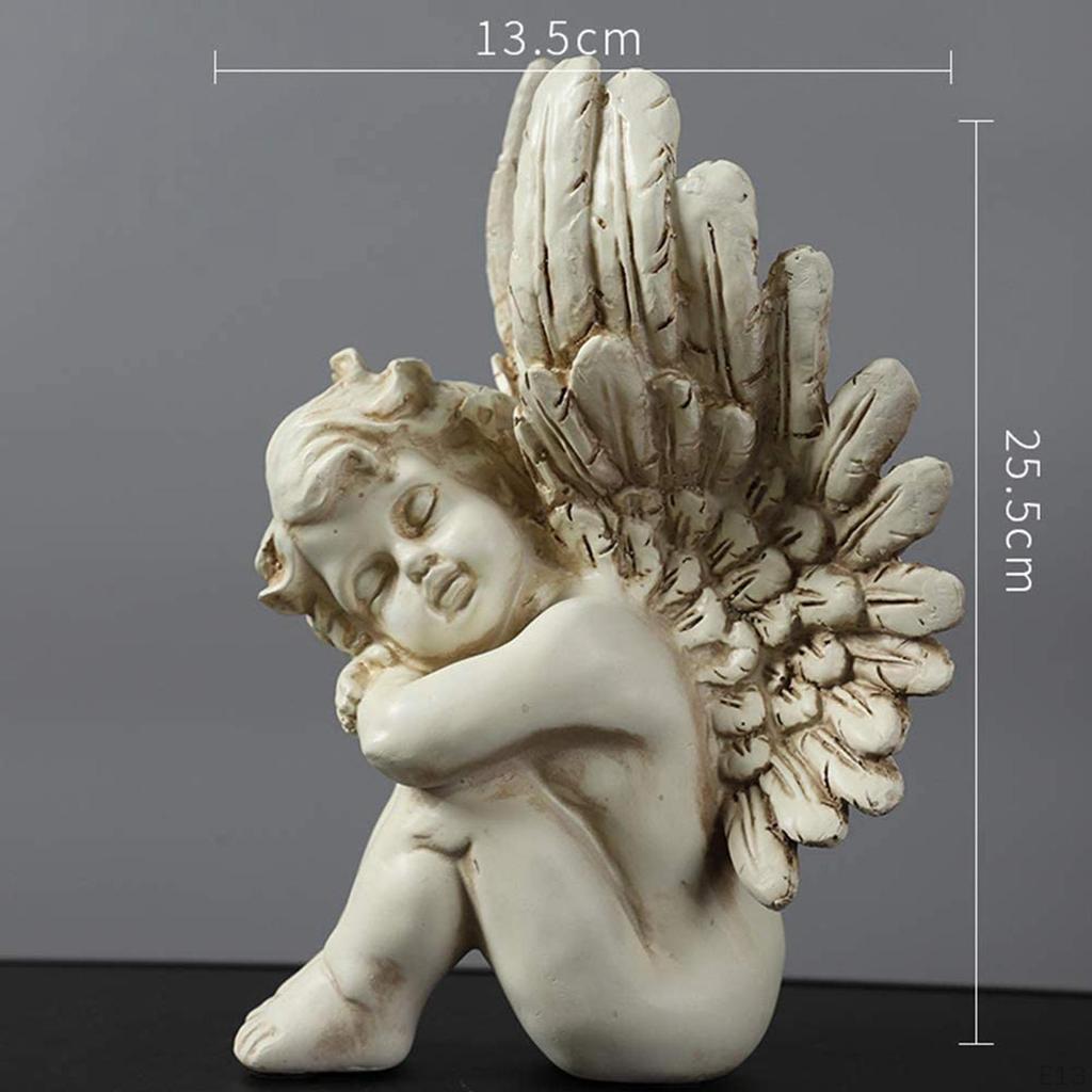 Статуя ангела, креативные фигурки, статуи ангелов, миниатюры, декор, сказочный сад