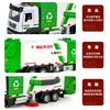 JPY2  Eagle Simulation Alloy Electric Vacuum Sweeper Garbage Sanitation Construction Vehicle Model Sound and Light Pull Back Toys