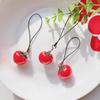 Acrylic Tomato Keychain Adorable Strawberry Bag Keyring Fruit Pendant Keychain, Bag, Mobile Phone Accessory, Birthday Gift