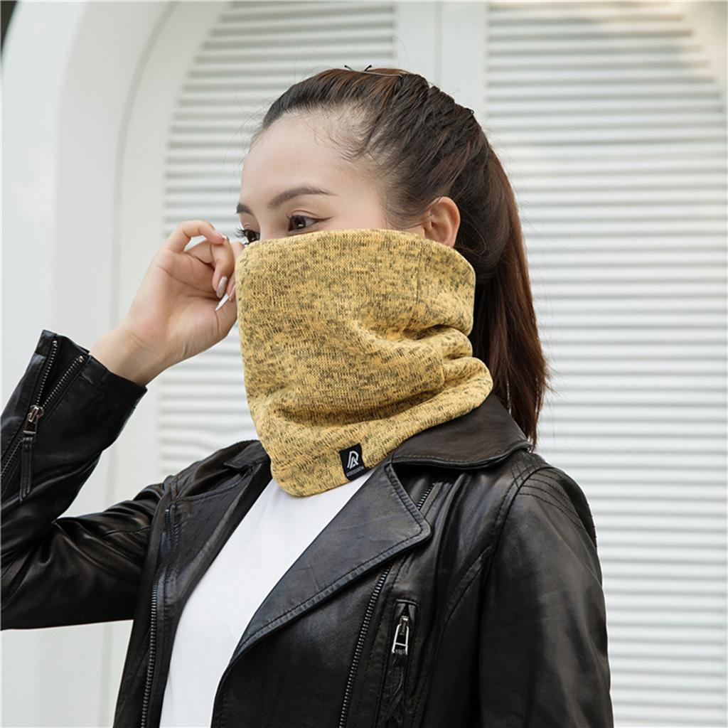 Detachable Knitted Turtleneck Fake Collar For Women Neck Warmer Autumn Winter Warm Cover Head Neck Knitting False Collar