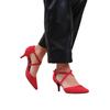 Where's That From Womens/Ladies Kennedi Suede Crossover Strap Kitten Heel Shoes