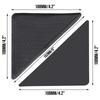 4Pcs/set Triangle Rug Gripper Anti-skid Rubber Washable Reusable Mat Non Slip Patch Tape for Tile Floors Carpets Corners Pad