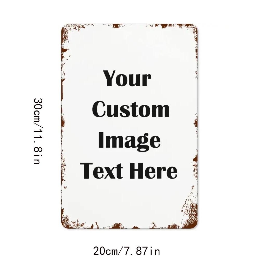 One customizable wooden signboard - a personalized image text signboard for commemorative wall art