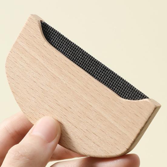 Wool Cashmere Comb for Sweater Manual Wooden Pilling Remover Fuzz Fabric Lint Remover Portable Clothing Brush Tool for Knits Woolens Scarves