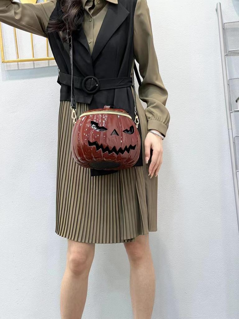 2024 Halloween Ghost Pumpkin Party Shoulder Bag