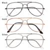 New Fashion Oversized -100~-500 Diopter Metal Myopia Glasses Eyeglasses Glasses Vision Care