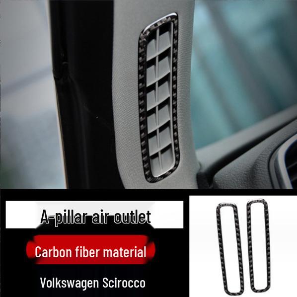 Наклейка на панель воздухозаборника из углеродного волокна для 11-14 Volkswagen Scirocco