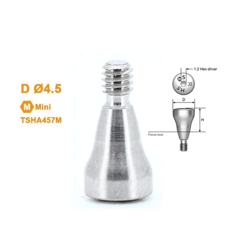 Dental Implant Healing Abutments Precision Machined Multiple Sizes Fit OSSTEM Regular Mini for Dental Surgeons