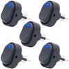 5x 12V 30Amp 30A Heavy Duty Blue LED OFF/ON Rocker Toggle Switch Car Boat