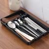 1/2Pcs Drawer Organizer Expandable Kitchen Tray for Utensils Adjustable Flatware Holder with 45388 Compartments Cutlery