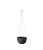 Plant Pot 174mm Black Hanging Planter Hanging Pot Flower Pot Interior 29230 201_