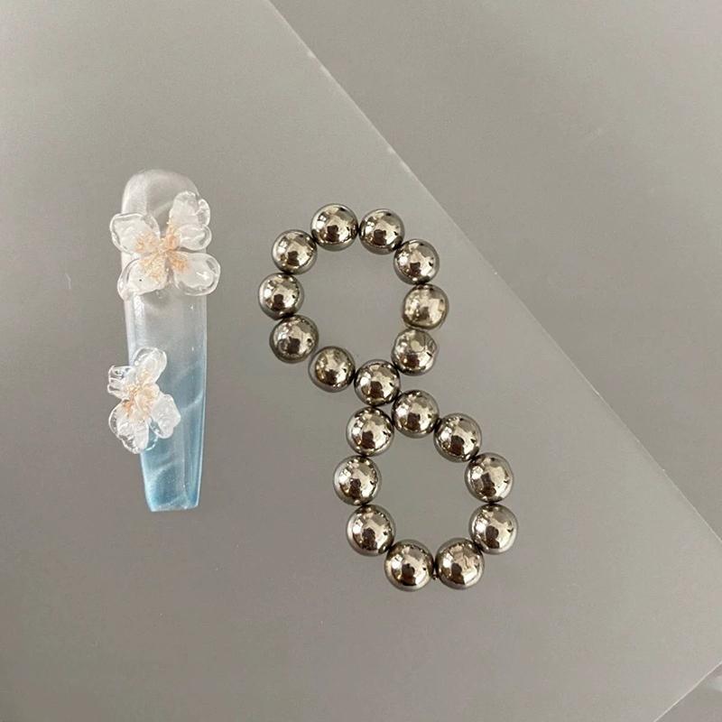 20Pcs/Set Small Round Magnet Beads For Cat Eye Painting Nails Art Design Gel Polish Nail Magnet Tool Diy&Salon Accessor