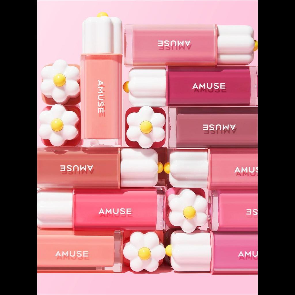 (Выбор Чан Вонёна) AMUSE Dew Tint Стойкий веганский тинт для губ на водной основе (1EA/12 Типы)