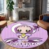 Customizable DoReMi1 Round Non-Slip Carpet - Ideal for Garden, Picnic, Office, Perfect for Decoration, Suitable For All Seasons