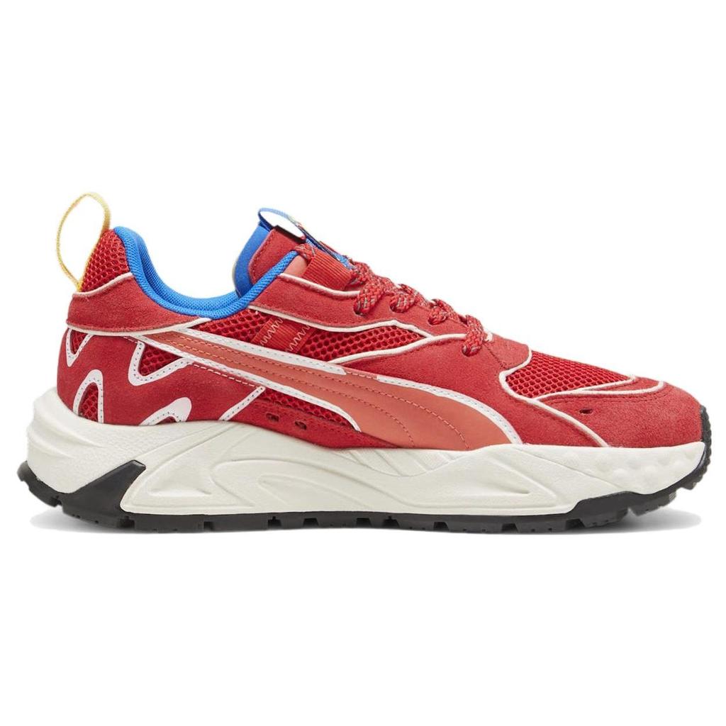 Кроссовки мужские Joshua Vides x Scuderia Ferrari x Puma RS-Trck 70s Ferrari Racing Красные Rosso-Corsa Матовый-Слоновая кость 307998-01
