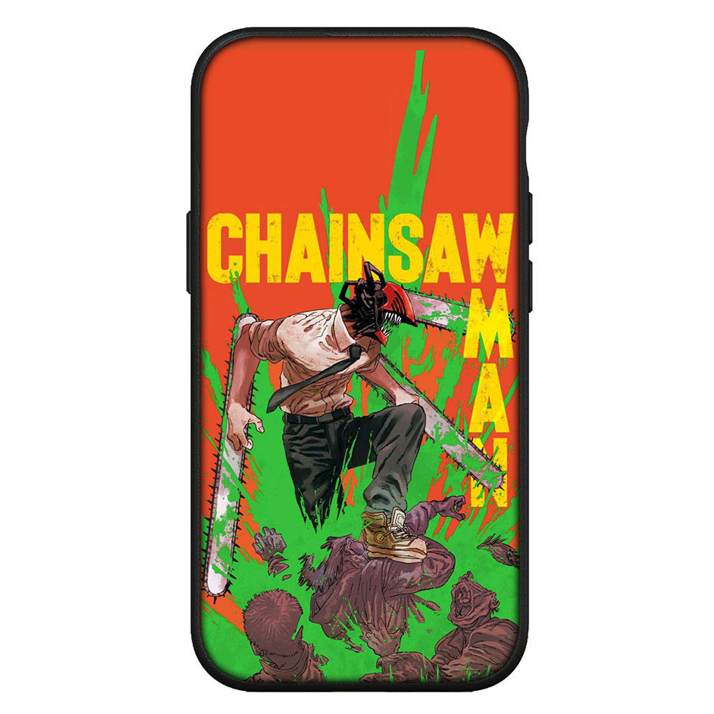 Чехол для iPhone 16 15 Xiaomi Redmi Note 14 13 12 11 Pro Max 16e Samsung Galaxy S25 S24 S23 Moto OPPO Huawei Denji Makima Chainsaw Man Gir Phone Case