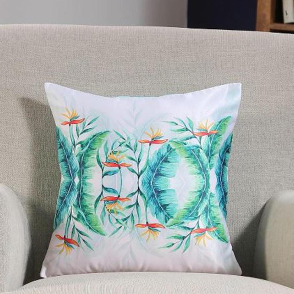 Чехол для подушки KOKO MAISON INC Tropical Garden Polystain | Застежка-клапан | Цифровая печать