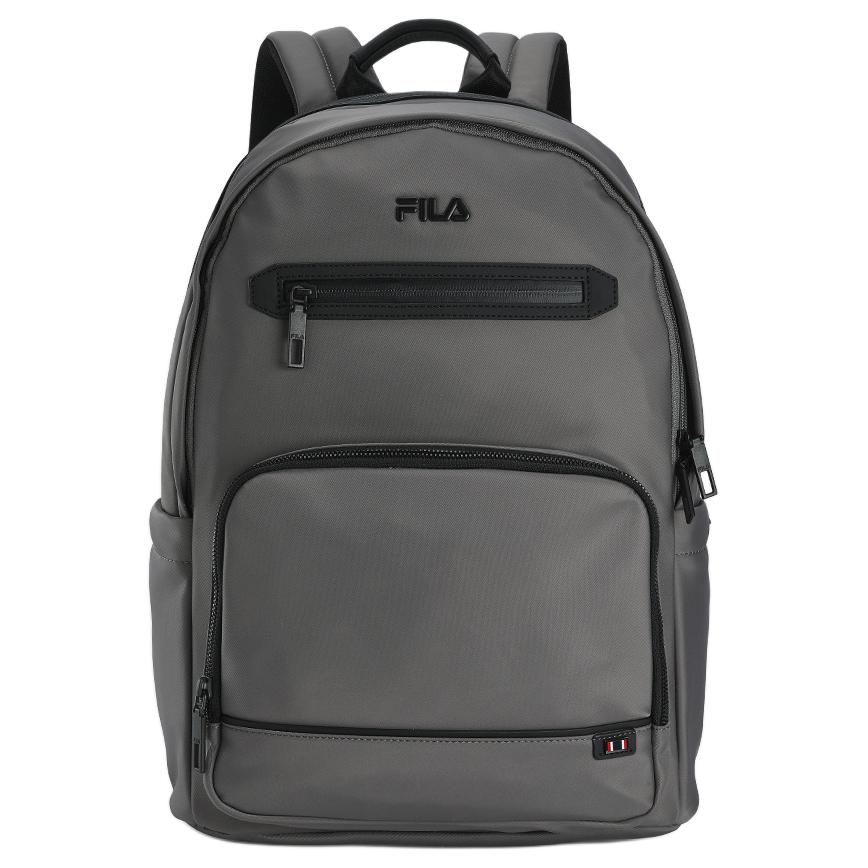 Fila Логотип Модный Повседневный Рюкзак Тканевый Рюкзак Мужские Рюкзаки Свинцово-Серый F13M523102FDY