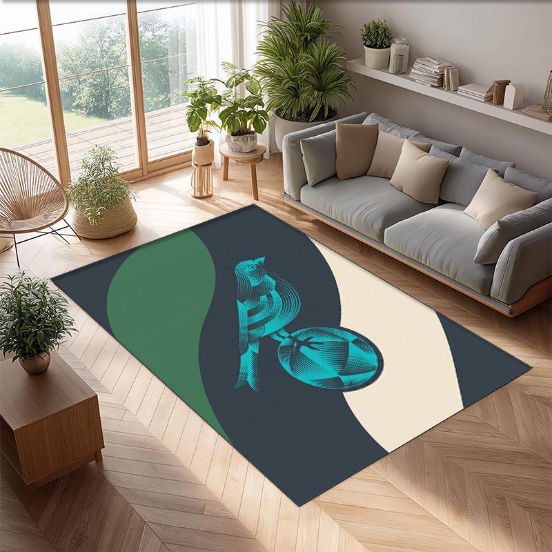 Norwich City Football Print Crystal Velvet Rug, Comfortable Water Absorbent Non Slip Indoor Floor Carpet