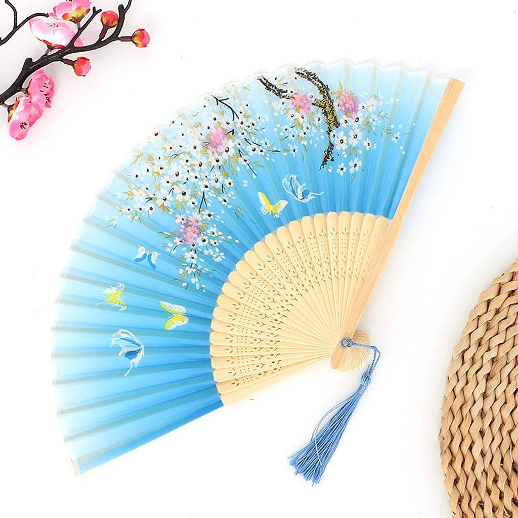 Antique Fan, Chinese Fan, Antique Folding Fan, Dance Fan