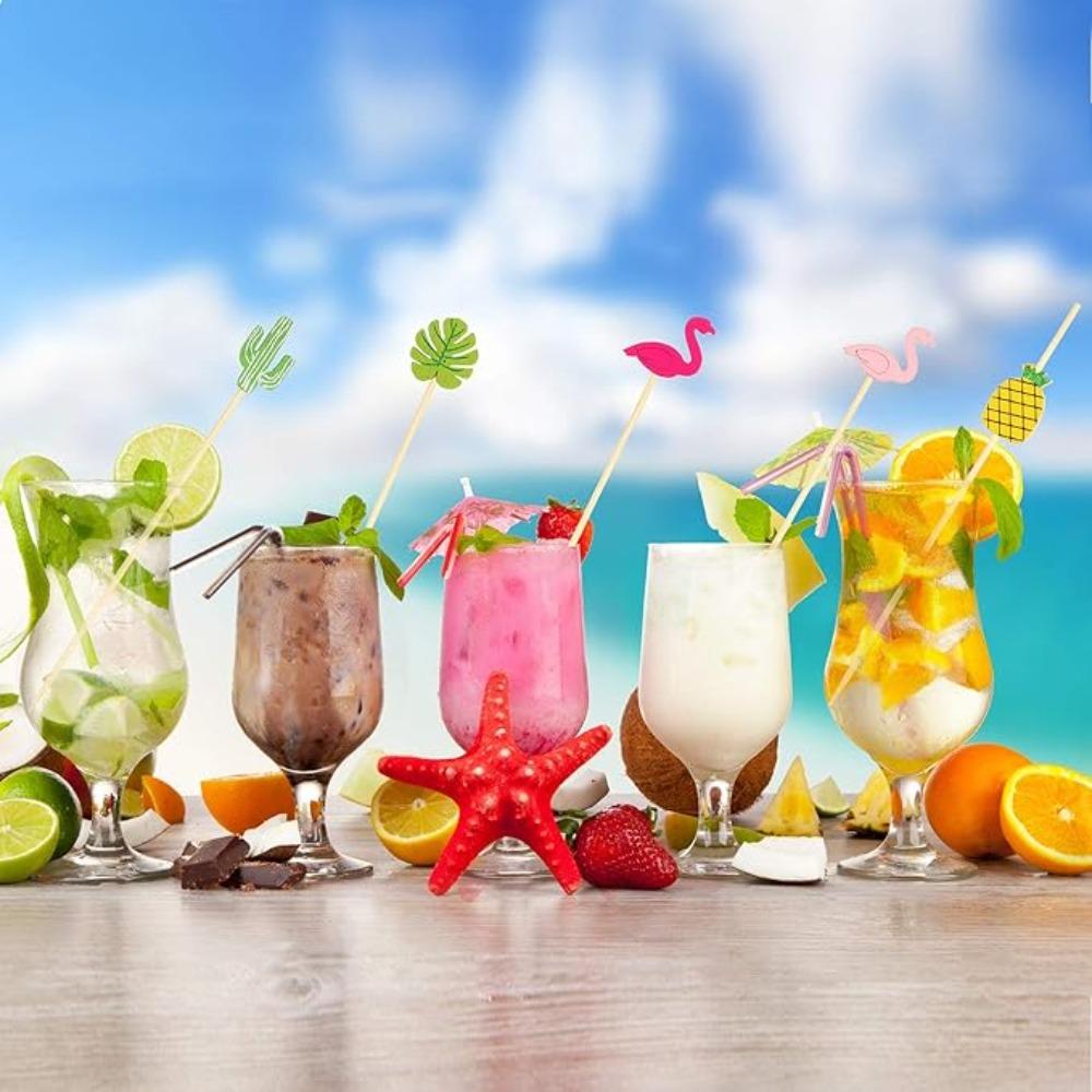 Набор из 100 штук свадебных принадлежностей, коктейльные шпажки для закусок 4,7 дюйма, фруктовые палочки, жемчужные декоративные бамбуковые зубочистки для вечеринки, дня рождения