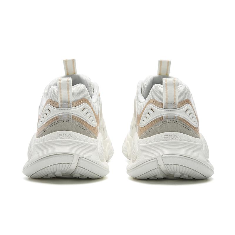 Fila TRUFFLE Амортизирующие Устойчивые к истиранию Легкие Увеличивающие рост Низкие Массивные Кроссовки Женские Белый Золотой F12W611104FSF