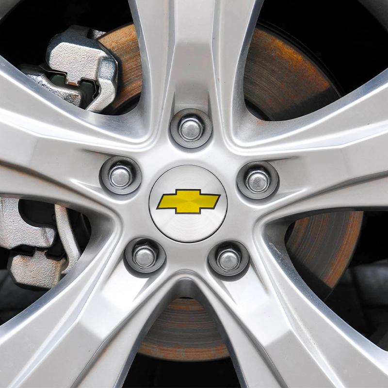 4 шт. 3D Для Chevrolet 56 мм 60 мм Автомобильный значок Колпачок ступицы колеса Наклейки Накладки Стайлинг аксессуары