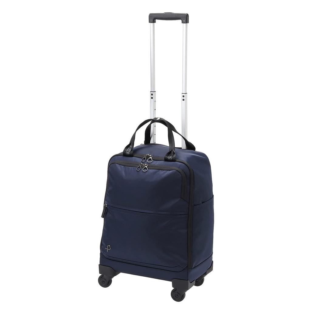 Suitcase S Size 1 Night 2 Days 2 Nights 3 Days 24L 10 Year Warranty Made In Japan Carry Case Carry Bag Lustly TR Navy [Proteca] Carry-on 1.9kg