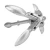Universal Boat Anchor Carbon Steel Folding Grapnel 1.5kg 3.31lb with 20m Rope for Marine