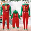 2023 European & American Christmas Parent-Child Matching Jumpsuit Pajamas Set for Women.