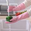 Household Dishwashing Gloves Kitchen Brushing Dishes Washing Clothes Washing Vegetables Hand-cleaning and Durable Plastic Gloves