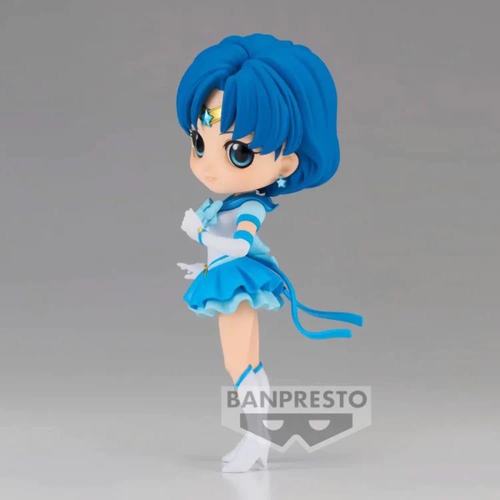 BANPRESTO Прекрасная воительница Сейлор Мун Космос фильм Вечная Сейлор Меркурий (глагол) Фигурка Bandai Spirits Q Posuke