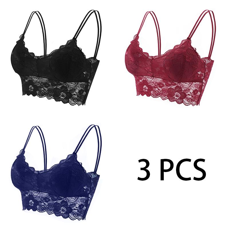 Fashion Sexy Sleeveless Vest Crochet Halter Lace Tank Tops Strappy Bralette Bra Cami Crop Top