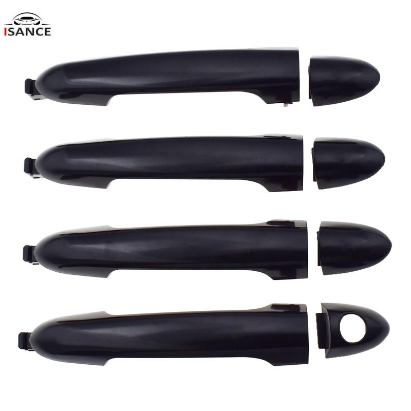 1/2/4 Pcs Black Front Rear Left Right Exterior Door Handle 82651-1W010 82652-1W010 82652-1W030 For Kia Rio 1.6L 2012-2017