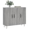 VidaXL Buffet sonoma gris 90x34x80 cm bois d'ingénierie 828106