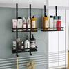 Black Loft Bathroom Hanging Shower Shelf for Bathroom Stainless Steel