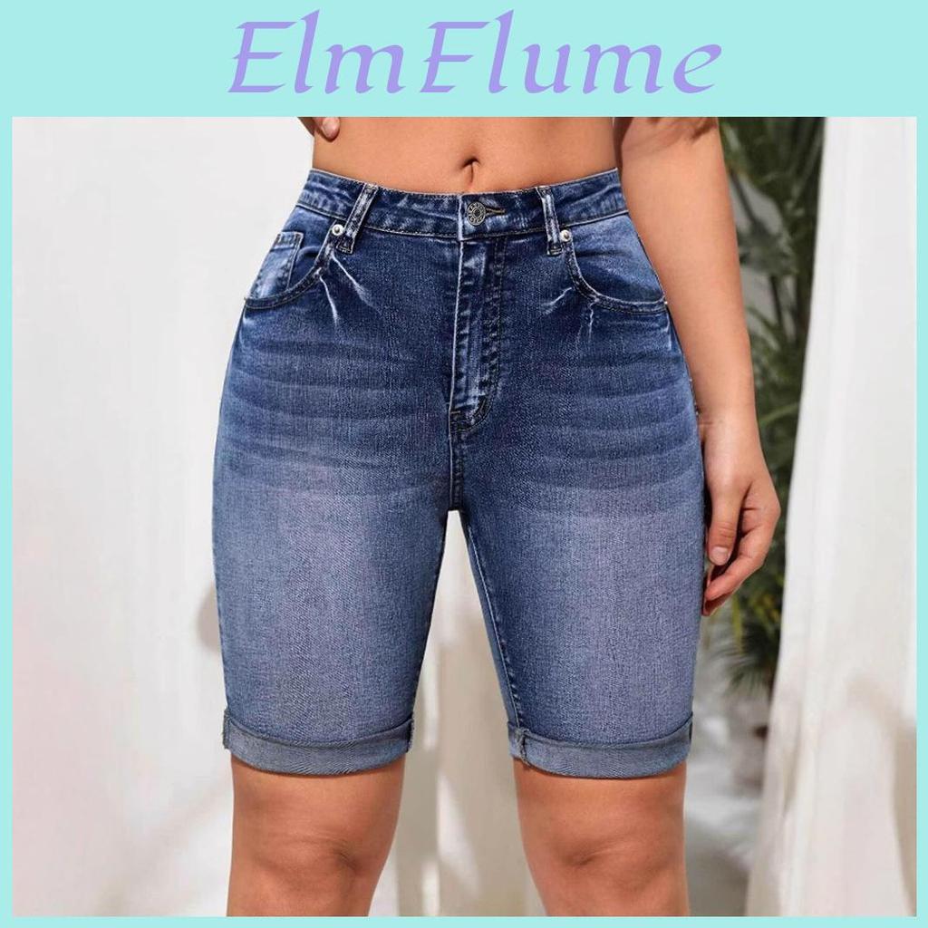 Shorts Waist High Denim For Women Summer Skinny Slim Jeans Shorts